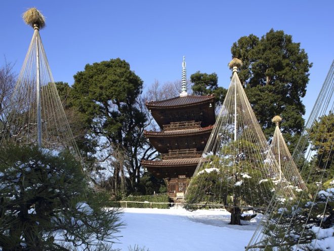 ホテル椿山荘東京　雪の庭園