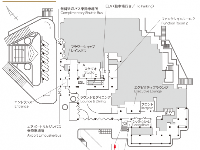 東京マリオットホテル　フロアガイド