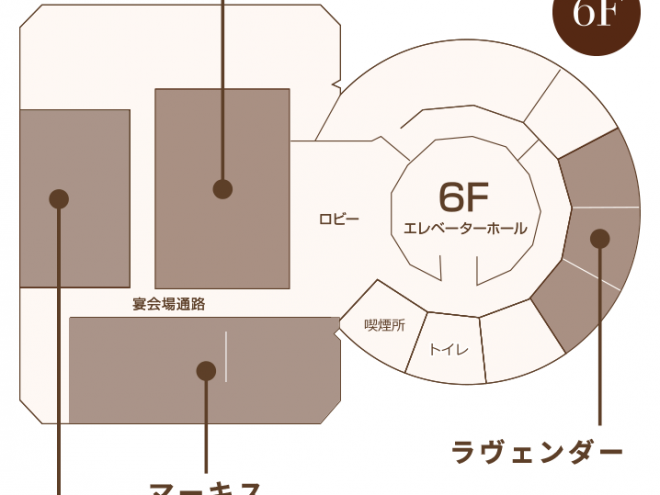 大阪第一ホテル　フロアマップ